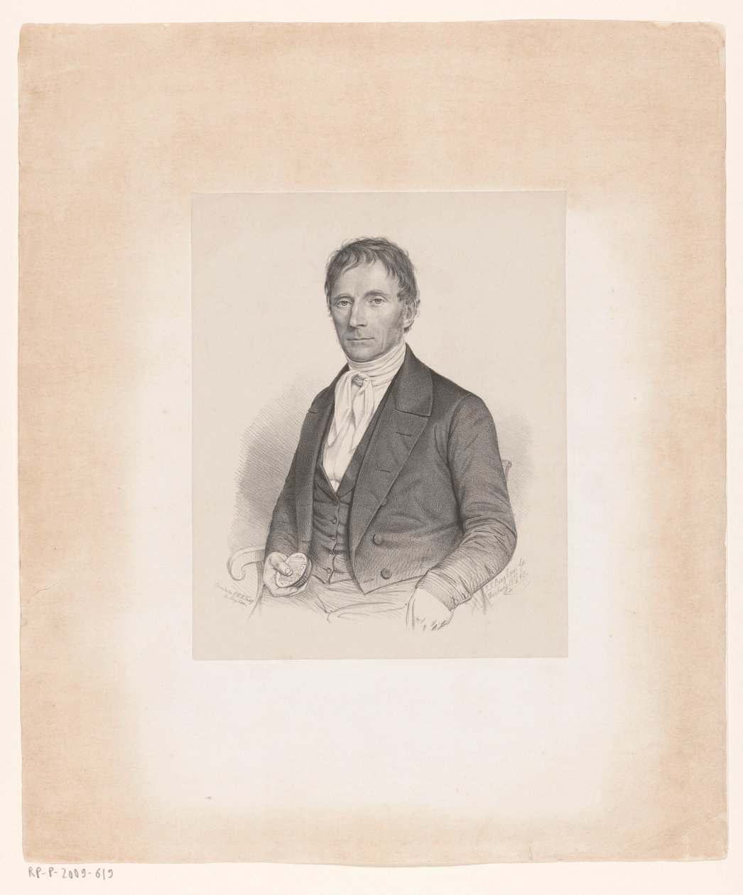 Porträt von Junker Hugo van Beresteyn von Johann Peter Berghaus