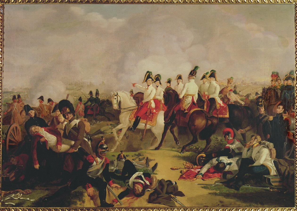 Erzherzog Karls Sieg über Napoleon I. bei Aspern nahe Wien von Johann Peter Krafft