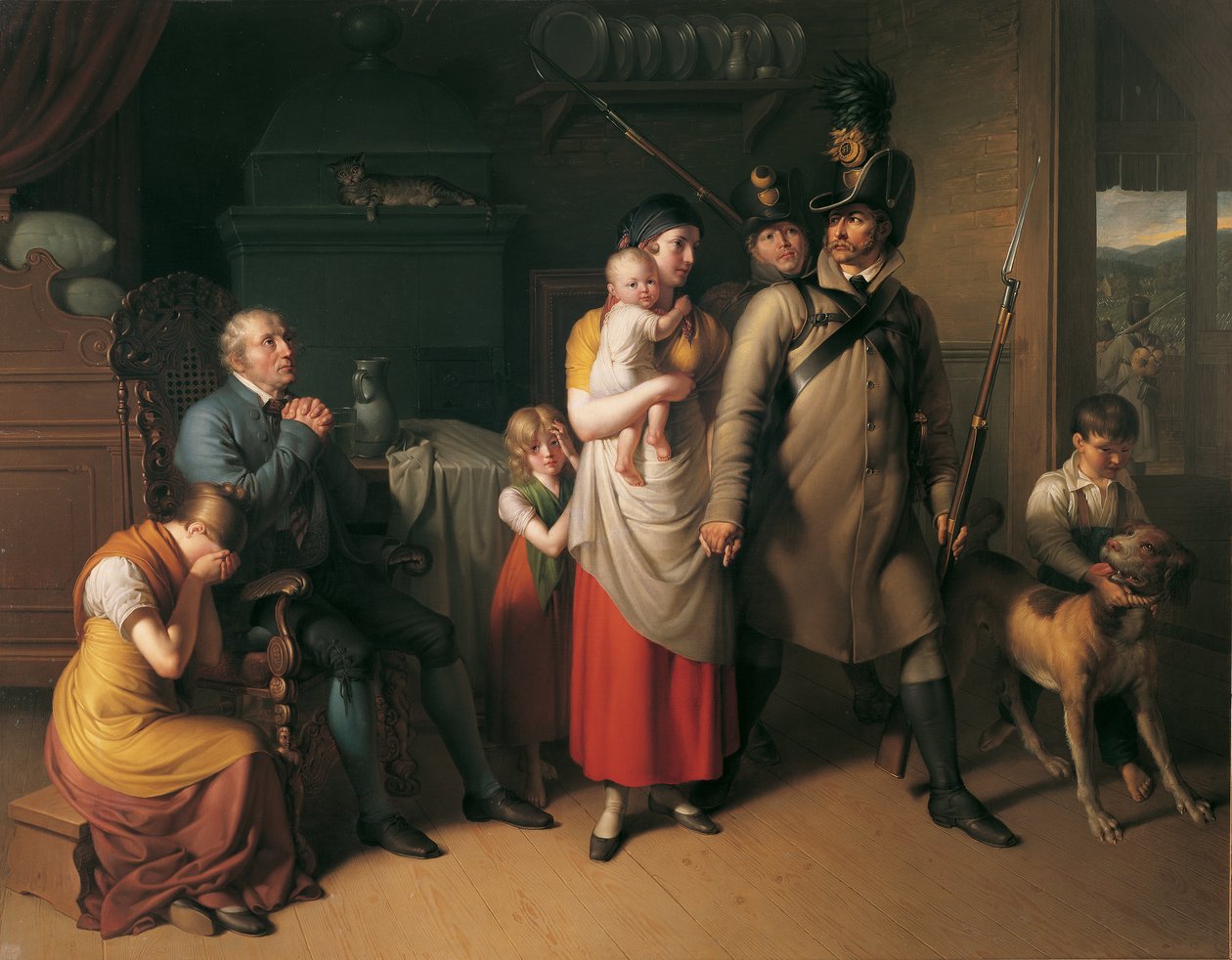 Der Abschied des Landwehrmannes von Johann Peter Krafft