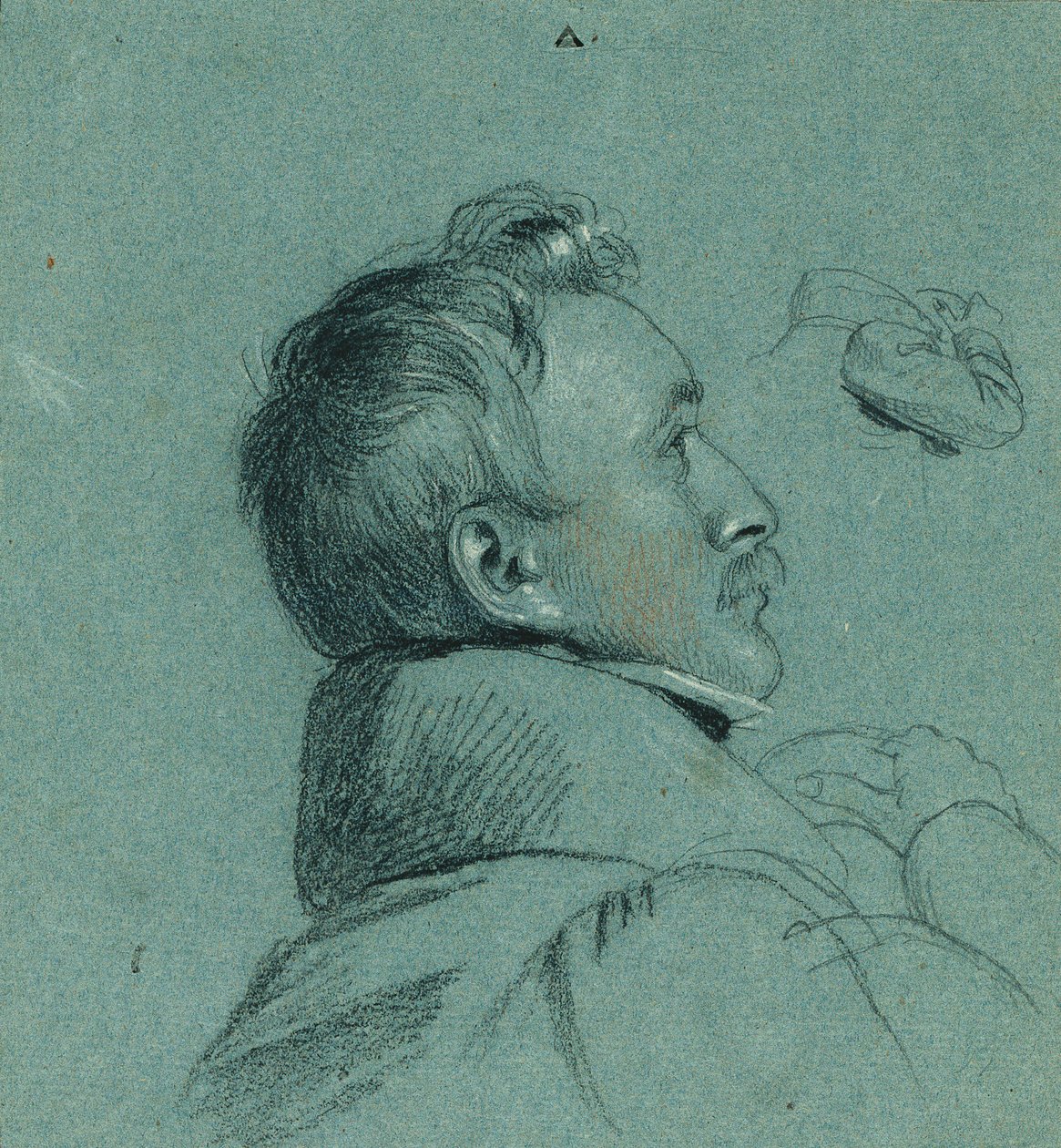 Kopfstudie zu (Rückkehr des Kaisers Franz aus Pressburg) von Johann Peter Krafft