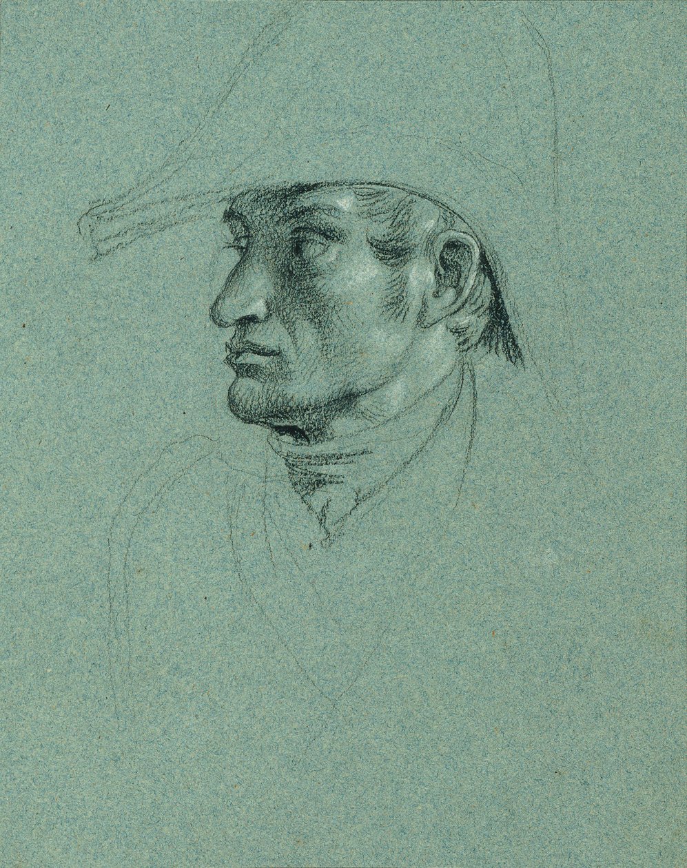 Kopfstudie zu "Rückkehr des Kaisers Franz aus Pressburg" von Johann Peter Krafft