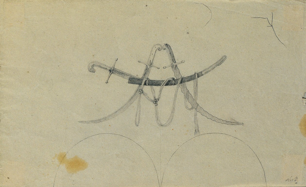 Studie mit Säbeln von Johann Peter Krafft