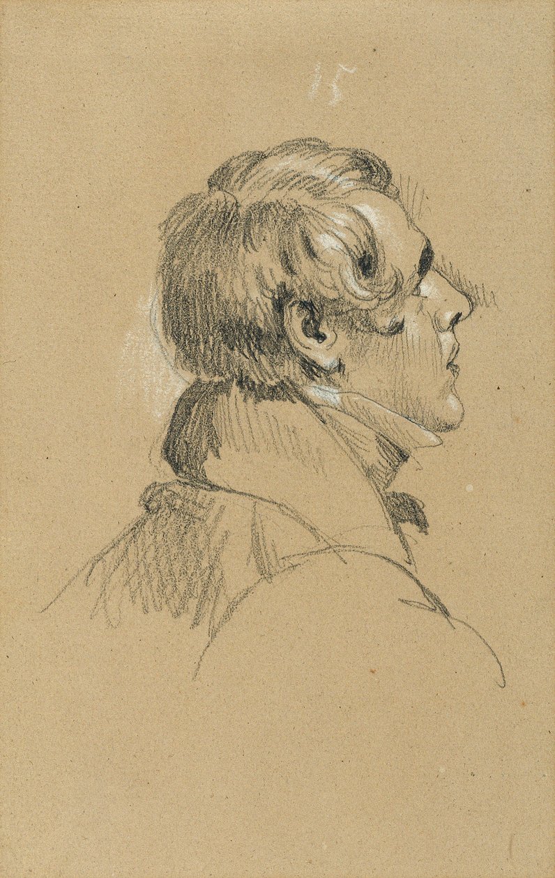 Studie zur "Rückkehr des Kaisers Franz aus Pressburg" von Johann Peter Krafft
