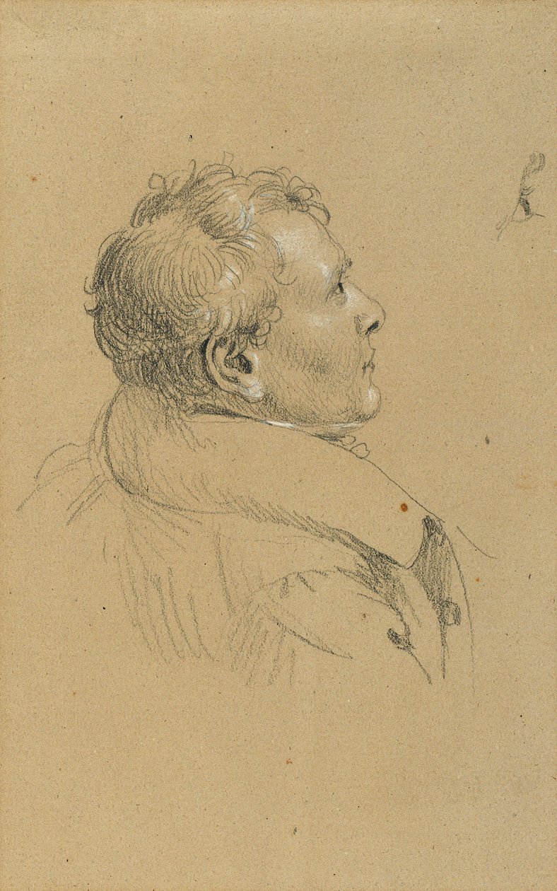 Studie zur "Rückkehr des Kaisers Franz aus Pressburg" von Johann Peter Krafft