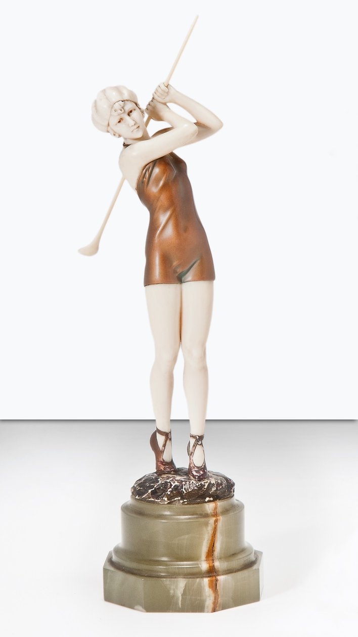 Golfer im Badeanzug, ca. 1925 von Johann Philipp Ferdinand Preiss