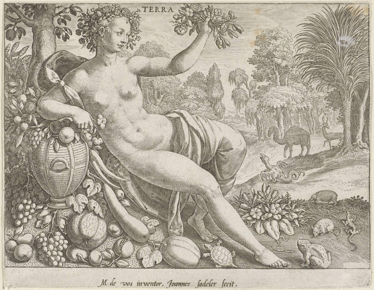 Erde (Die vier Elemente) von Johann Sadeler (I)