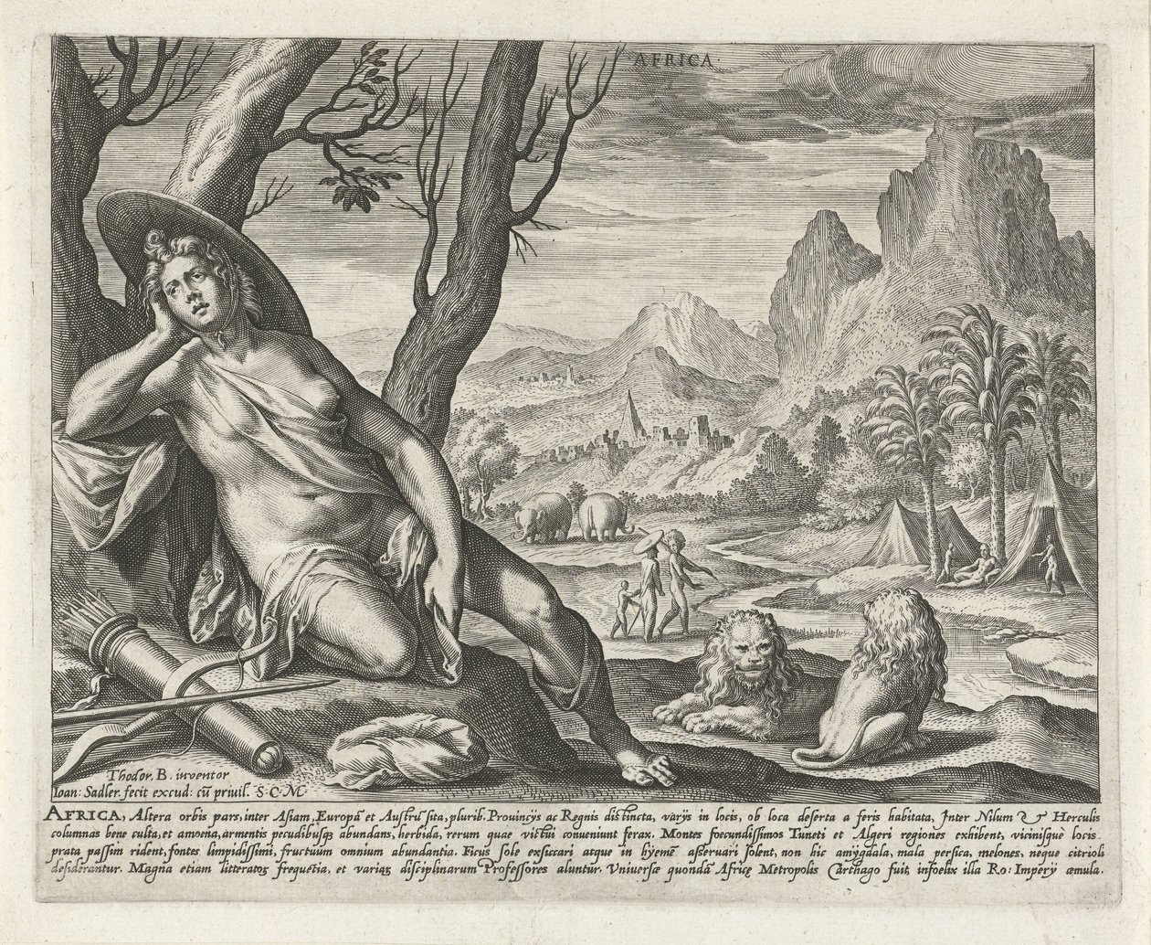 Afrika von Johann Sadeler (I)