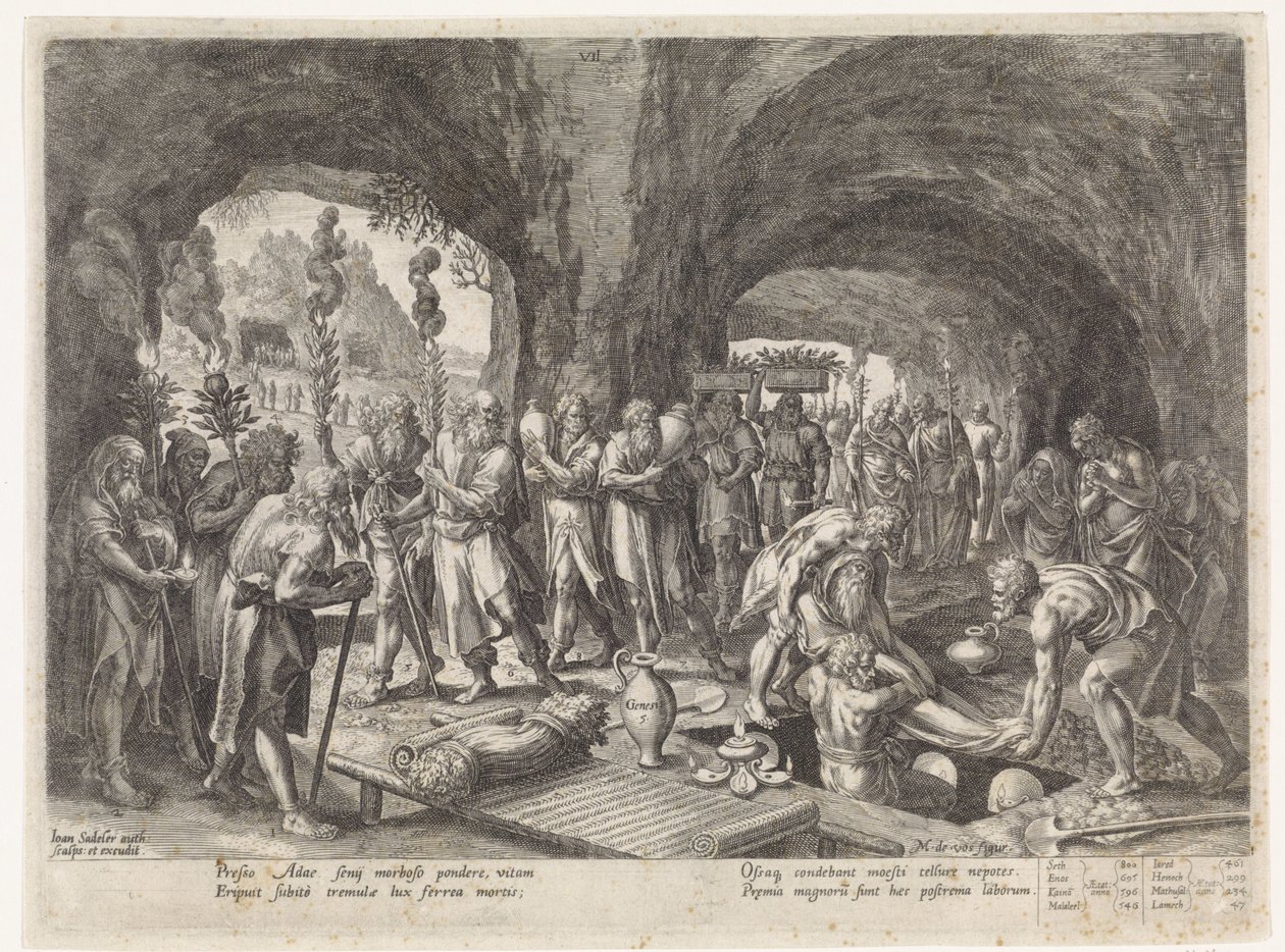 Beerdigung von Adam von Johann Sadeler (I)