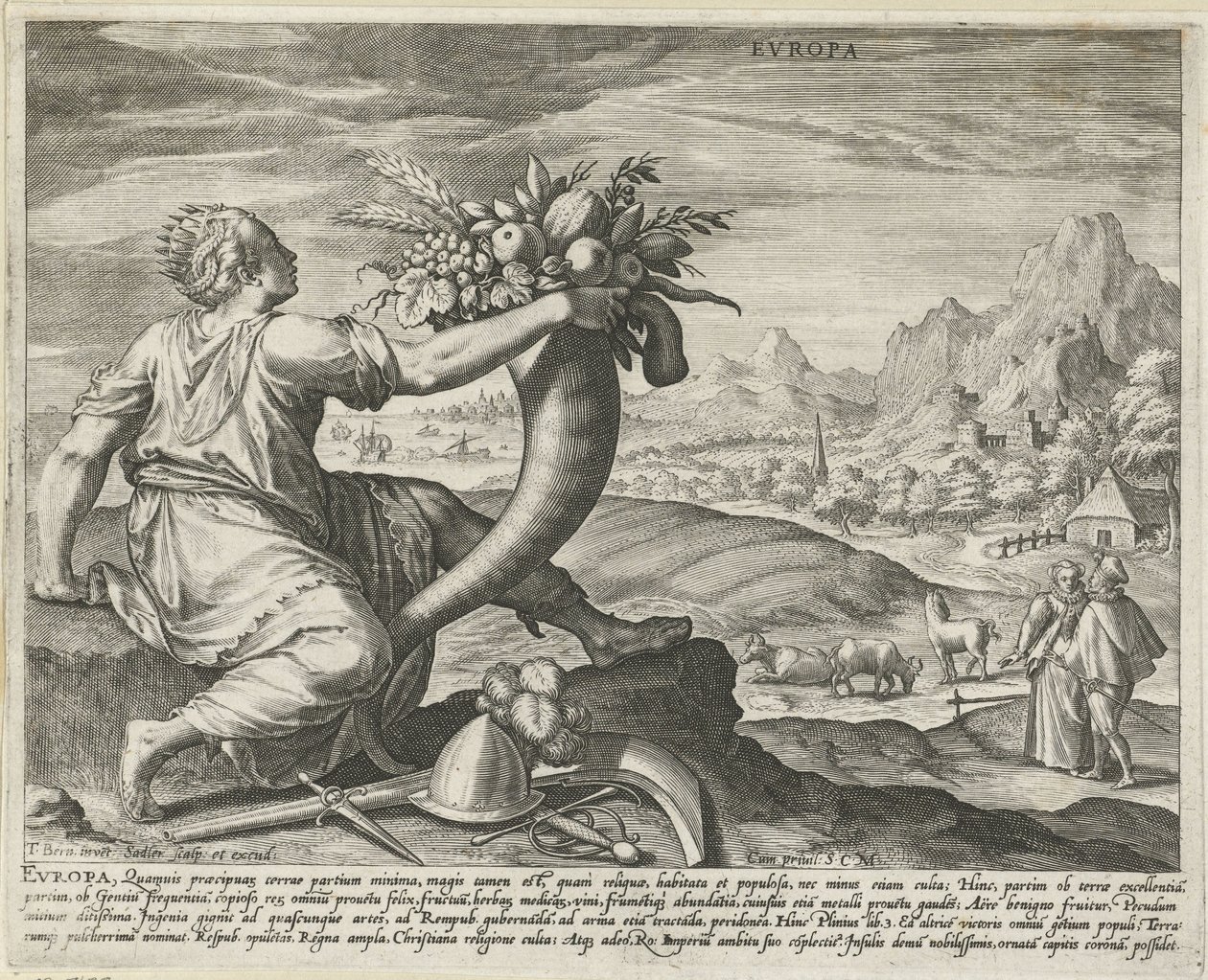 Europa von Johann Sadeler (I)