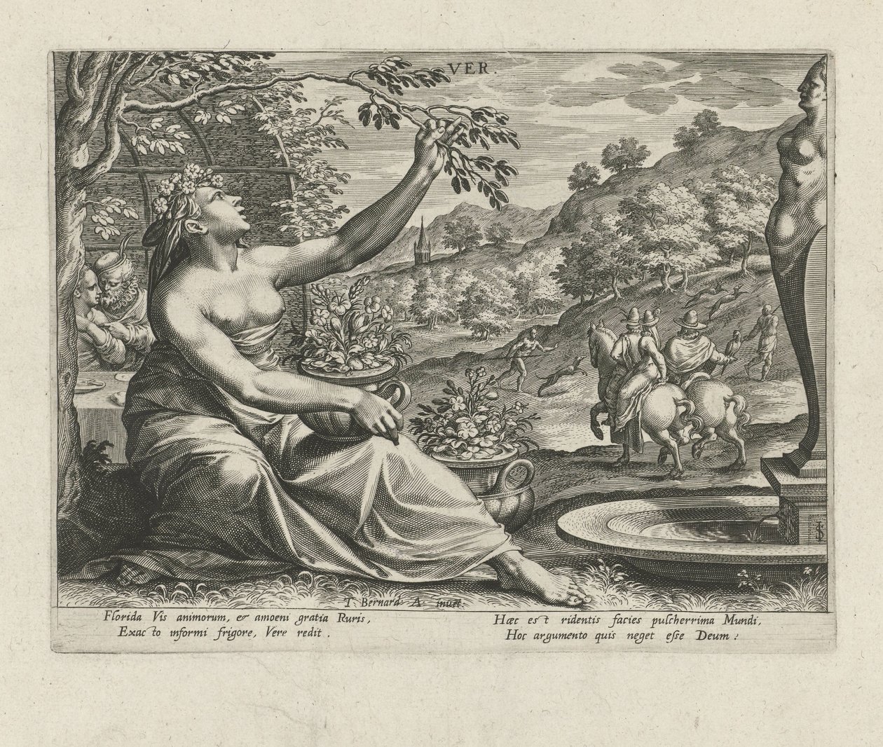 Frühling von Johann Sadeler (I)