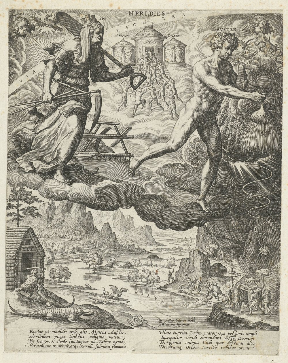 Südwind von Johann Sadeler (I)