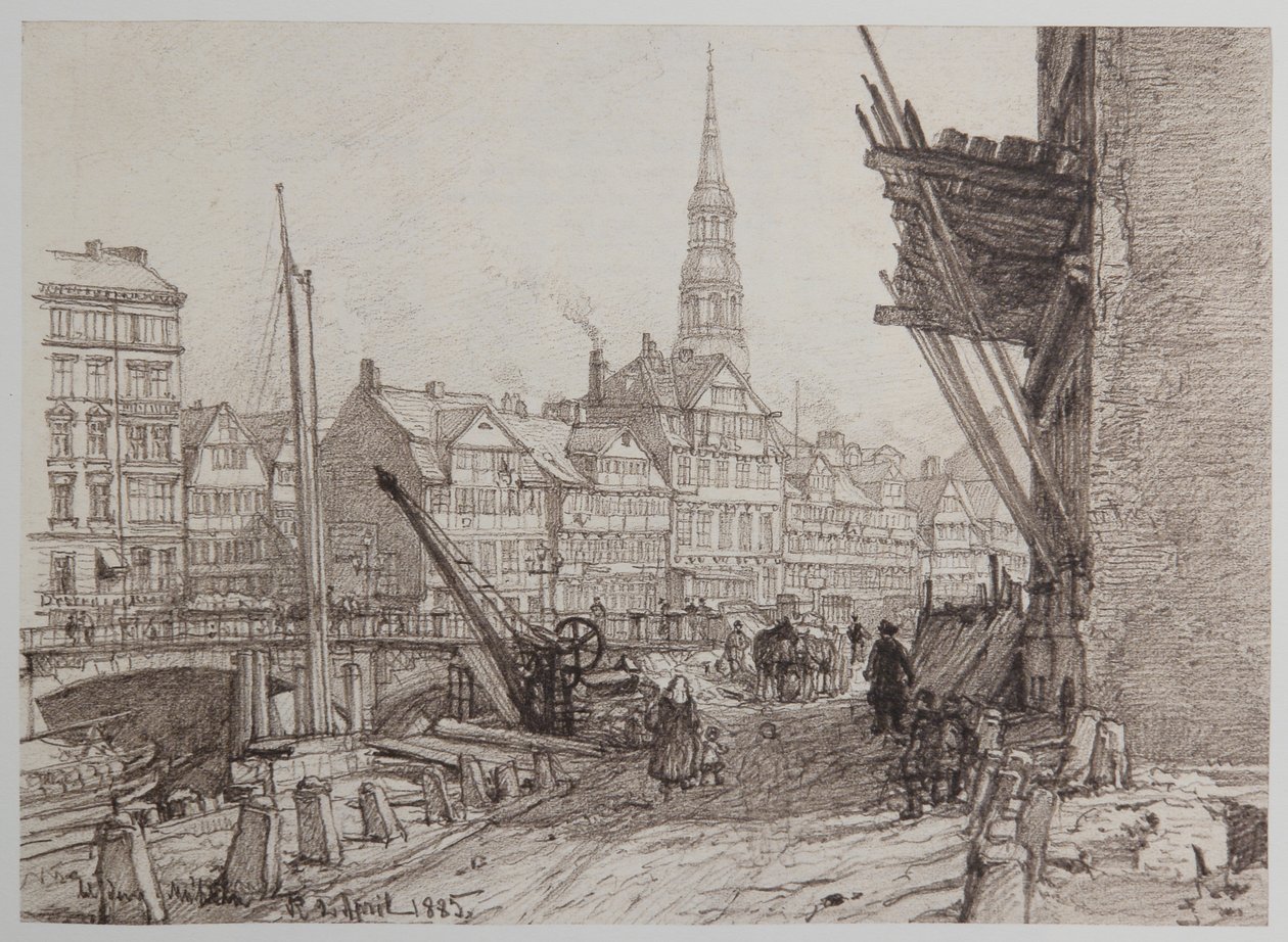 Auf Steinwerder 21-05-1882 von Johann Theobald Riefesell