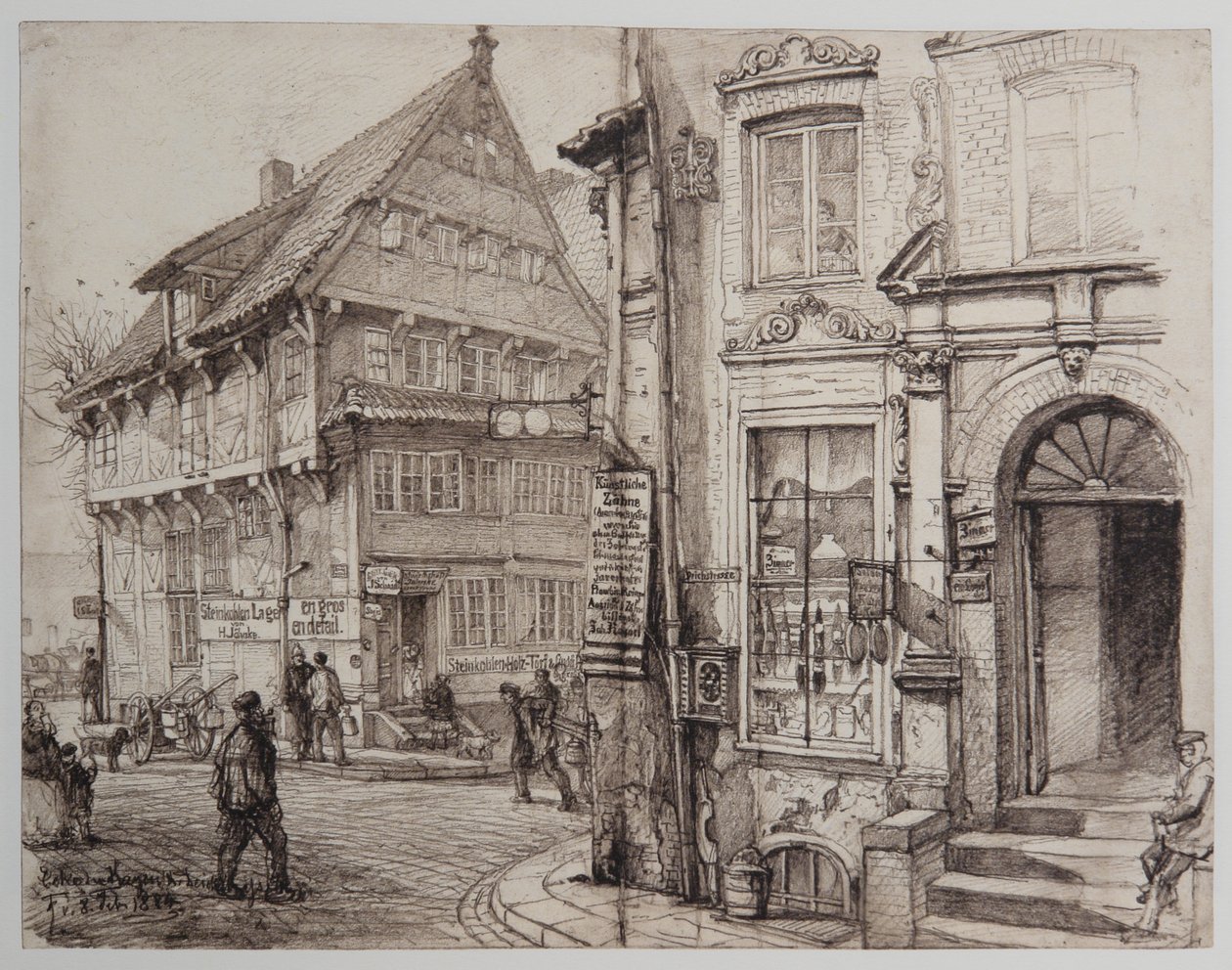 HH-Riefesell-16-Ecke-Kajen-Deichstraße-08-02-1884 von Johann Theobald Riefesell