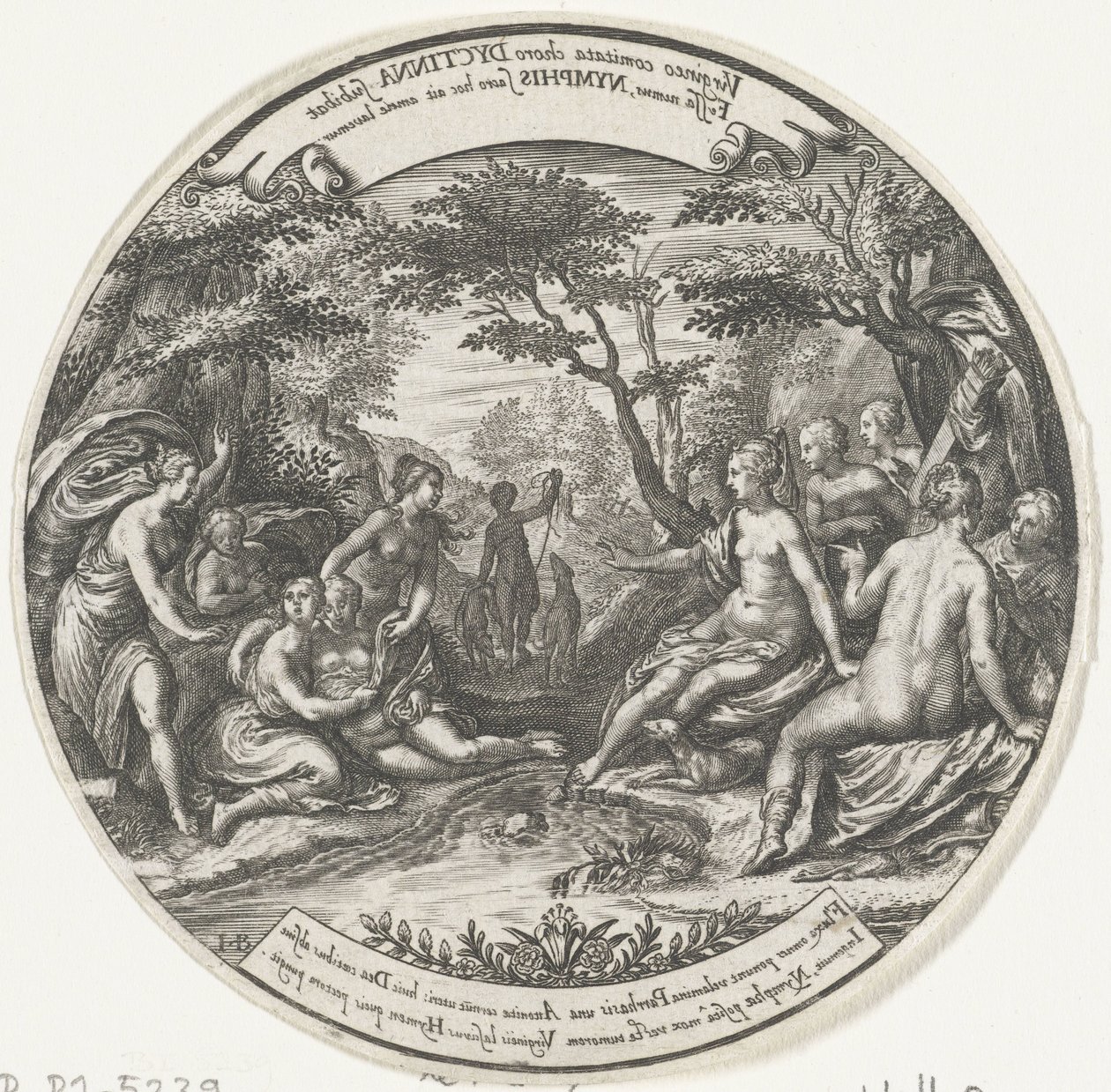 Diana entdeckt die Schwangerschaft von Callisto von Johann Theodor de Bry