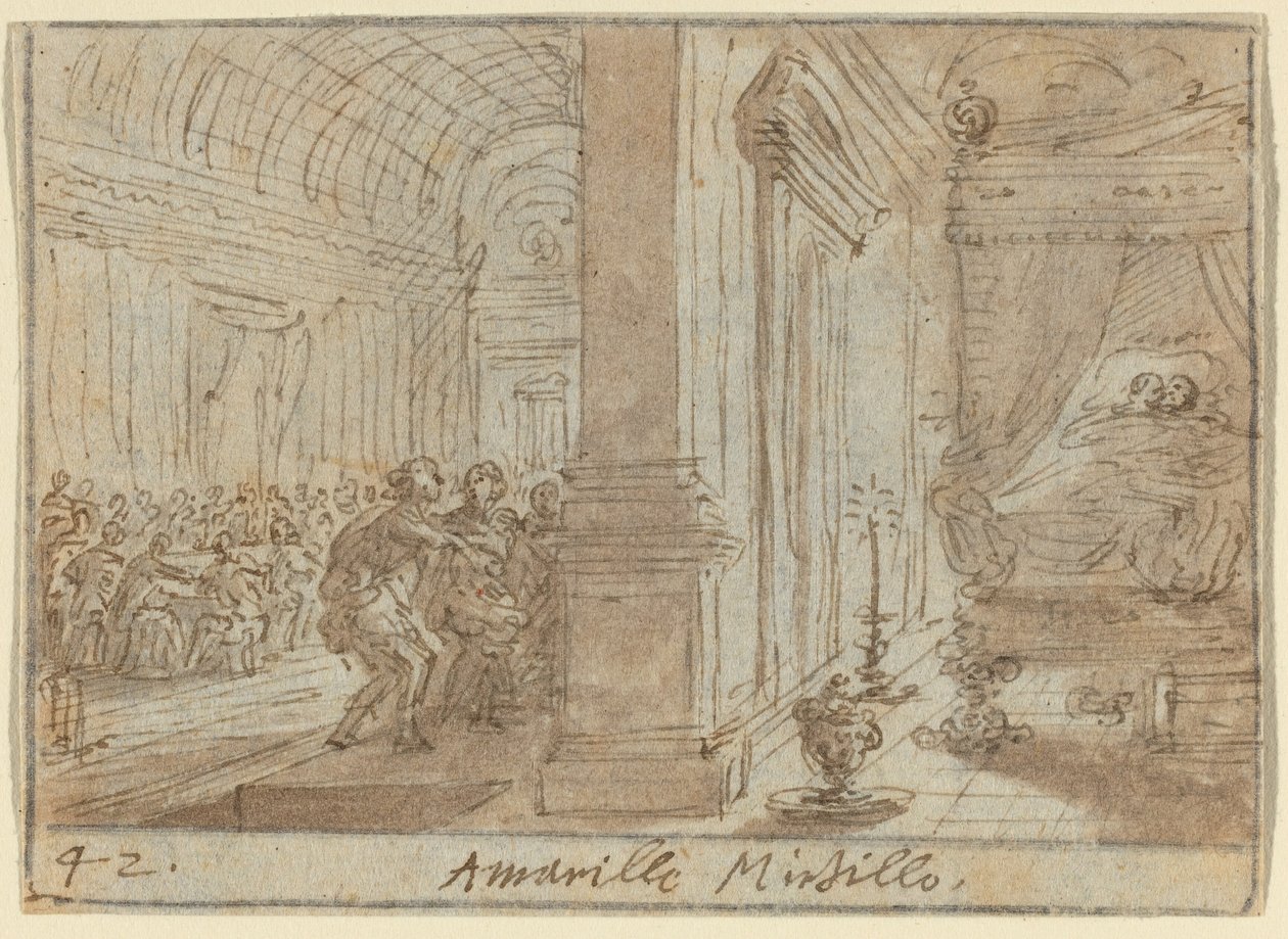Amarilli und Mirtillo von Johann Wilhelm Baur