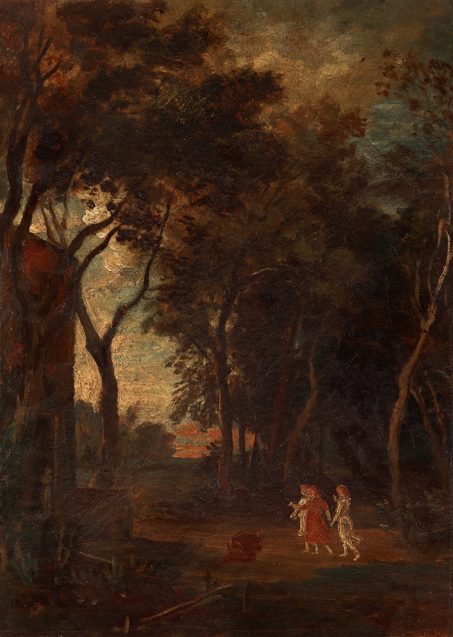 Verheißung im Hain Mamre von Johann Wilhelm Schirmer