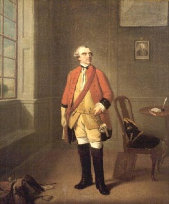 Cornet North Ludlow Bernard, zweiter Ehemann von Mary Fitzwilliam, Gräfin von Pembroke (gest. 1769) von Johann Zoffany