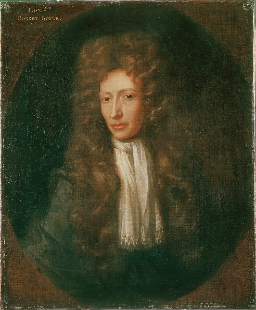Porträt von Robert Boyle von Johannes (after) Kerseboom