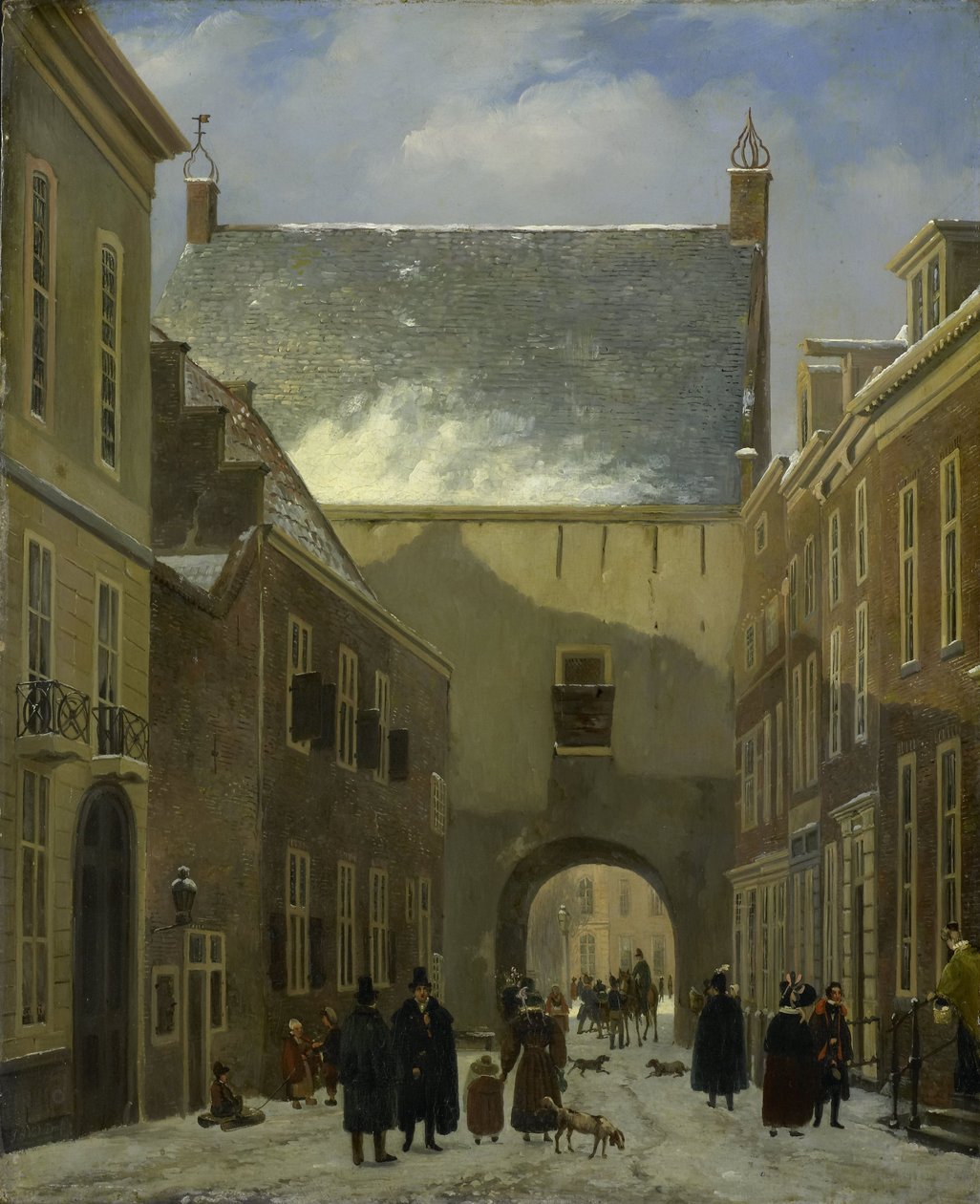 Das Gevangenpoort von Johannes Adrianus van der Drift