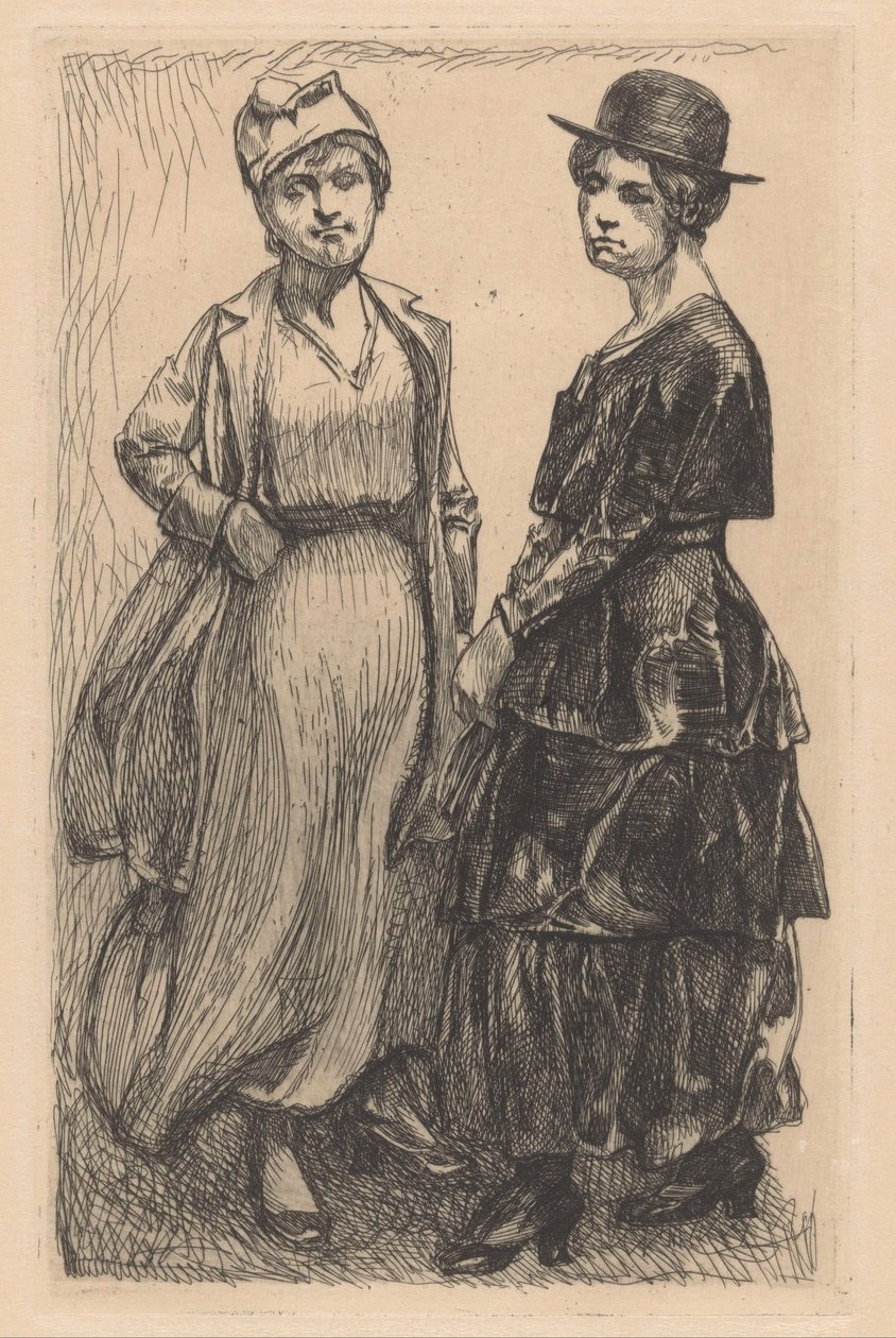 Zwei Frauen von Johannes Josephus Aarts