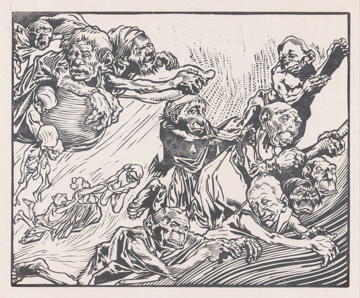 Schwebende Fantasiewesen von Johannes Josephus Aarts