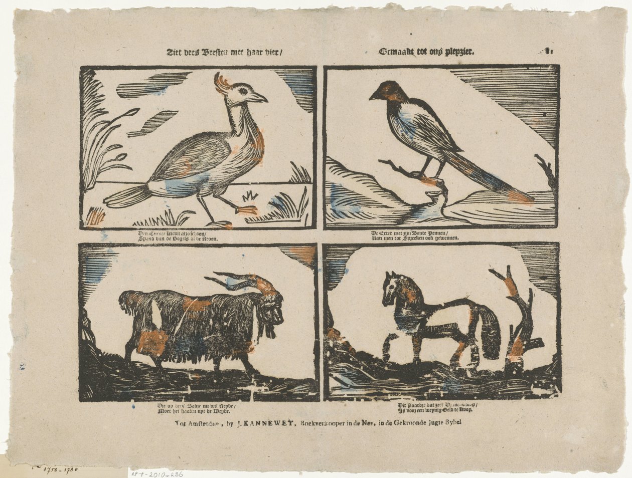 Sieh diese Tiere mit ihren vier von Johannes Kannewet (II)