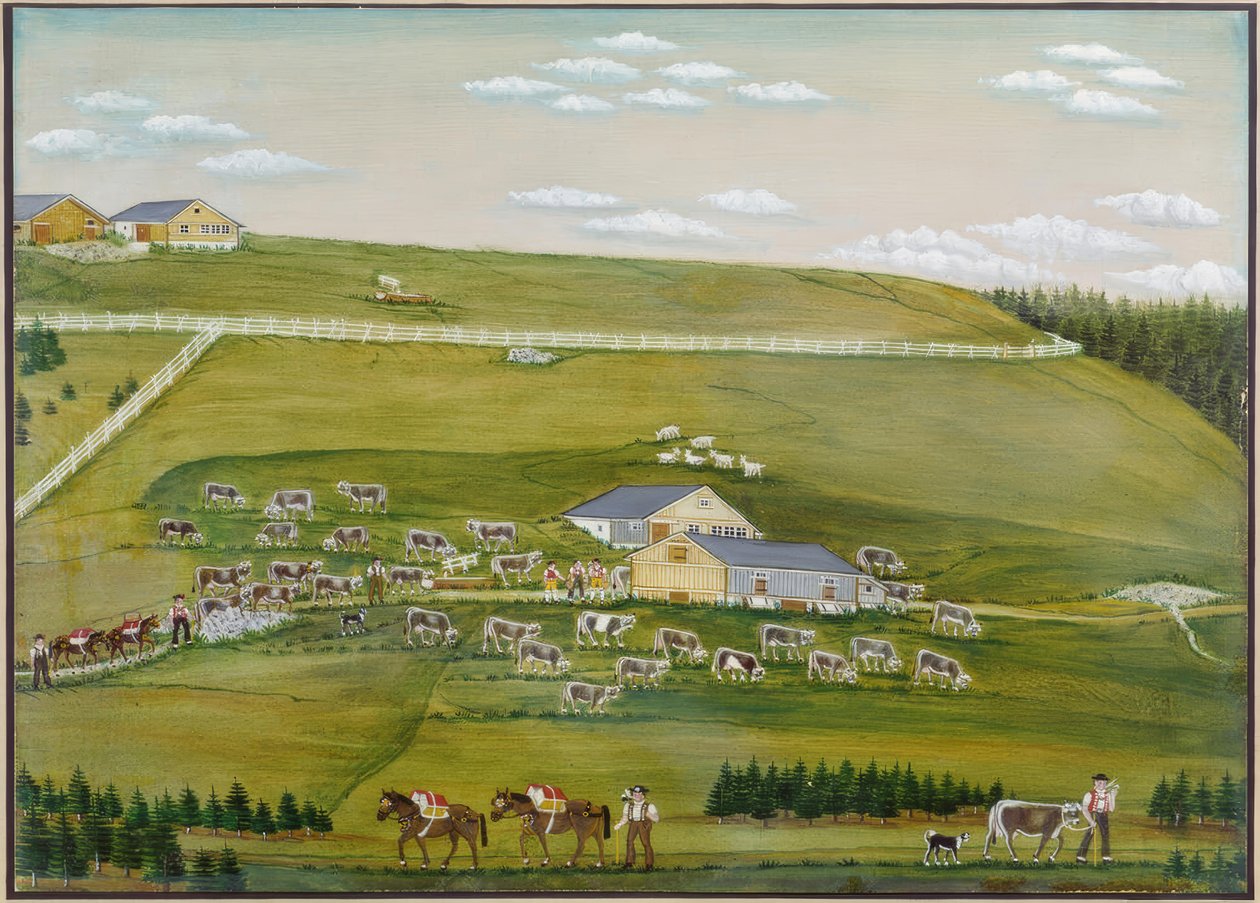 Ankunft auf der Weide von Johannes Müller