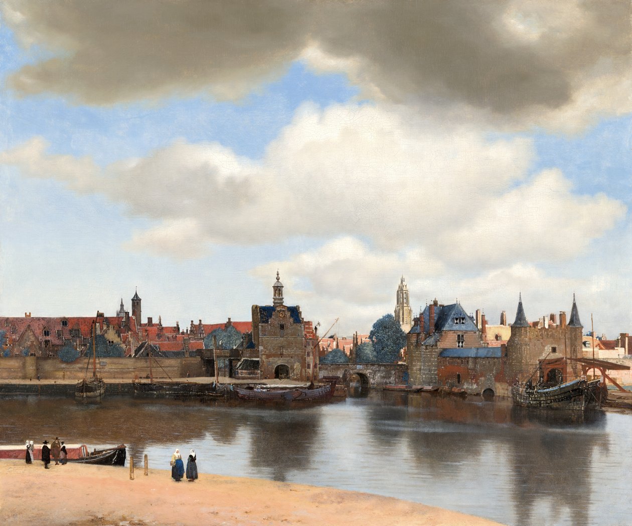 Ansicht von Delft von Johannes Vermeer