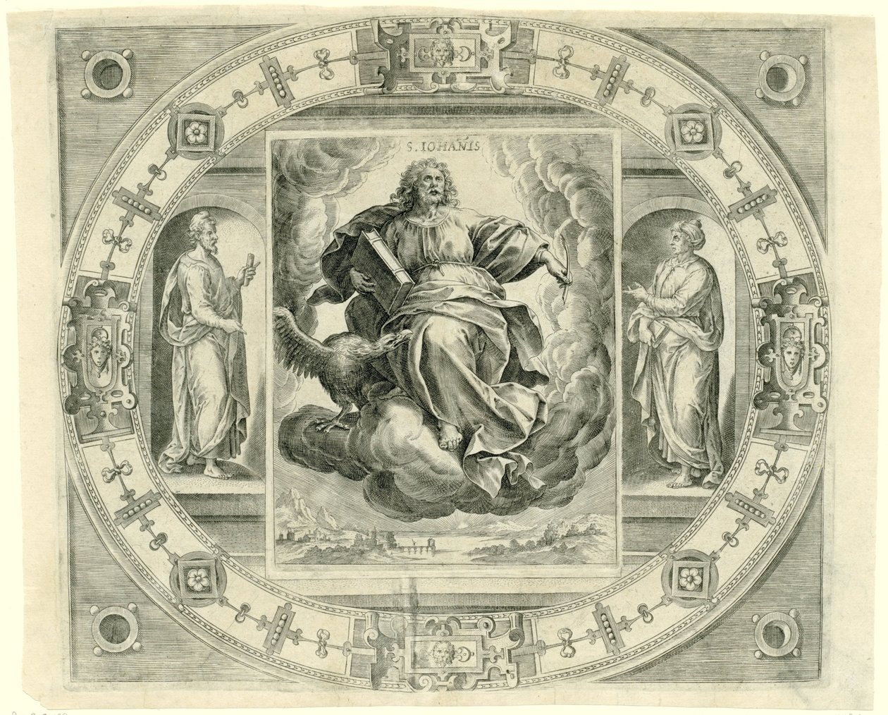 Evangelist Johannes von Johannes Wierix (rejected attribution)
