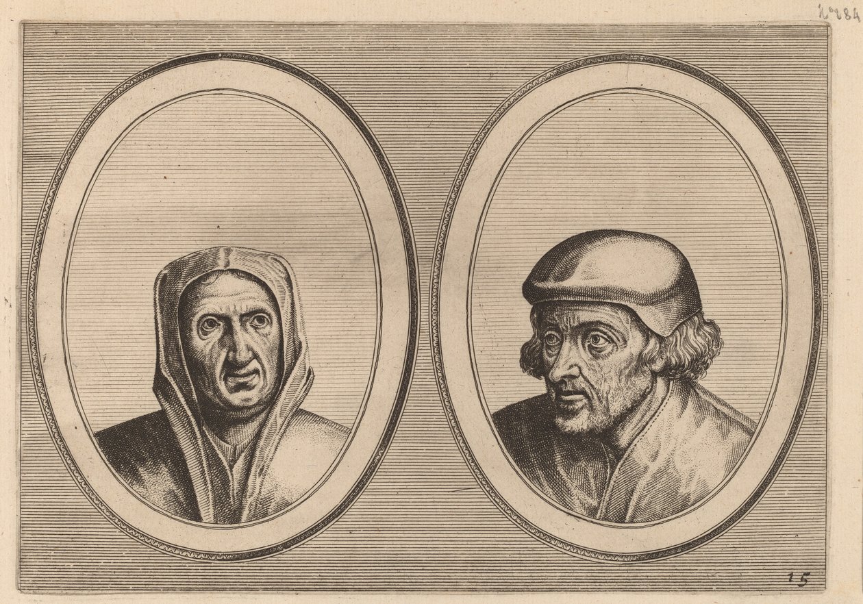 "Beveynsde Hil" und "Listighe Jorden" von Johannes and Lucas van Doetechum after Pieter Bruegel the Elder