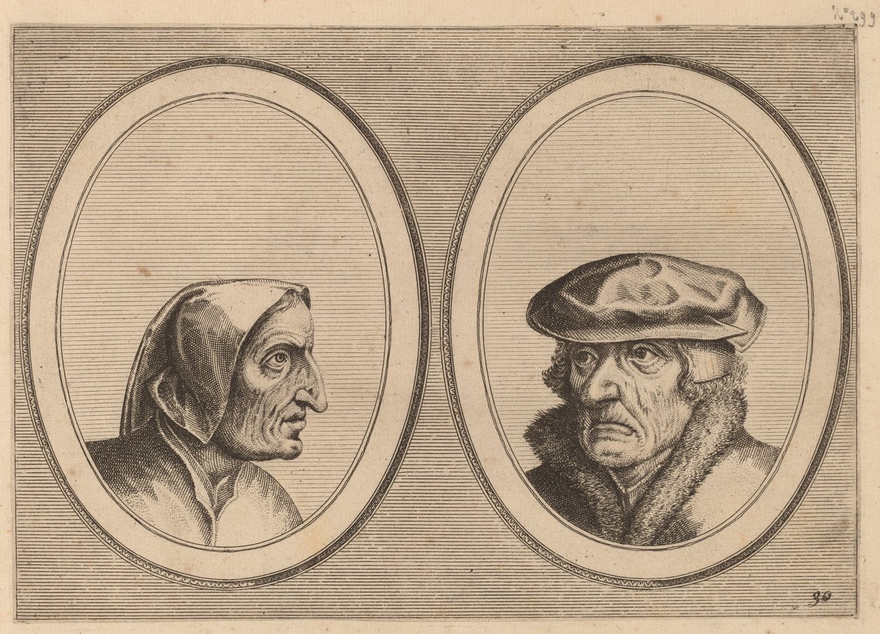 "Buyltje On-versaed" und "Waerner Altijdt-meer" von Johannes and Lucas van Doetechum after Pieter Bruegel the Elder