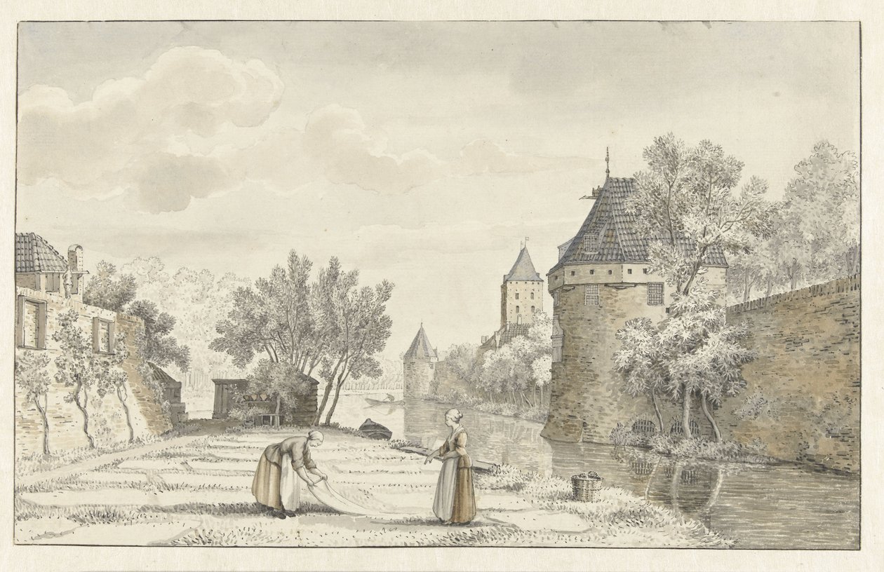 Ansicht des Plompeturms in Utrecht von Johannes de Bosch