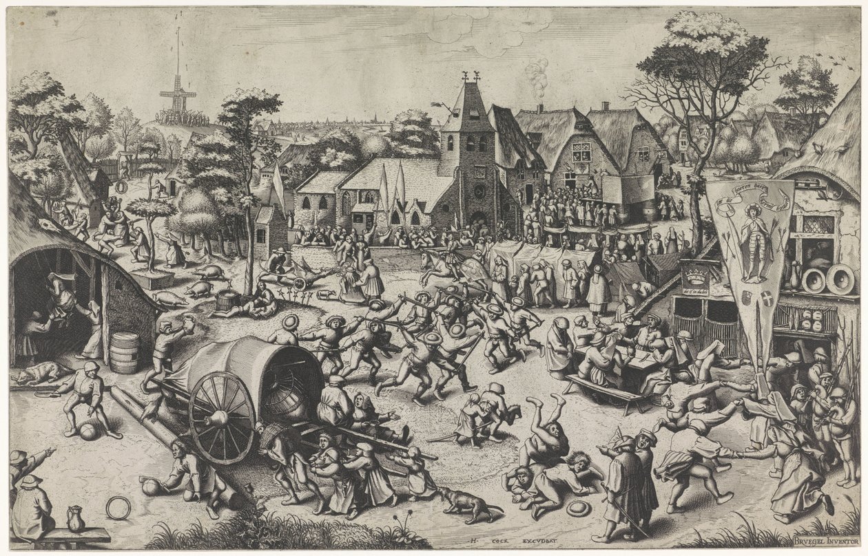 Kirmes von St. Georg von Johannes of Lucas van Doetechum