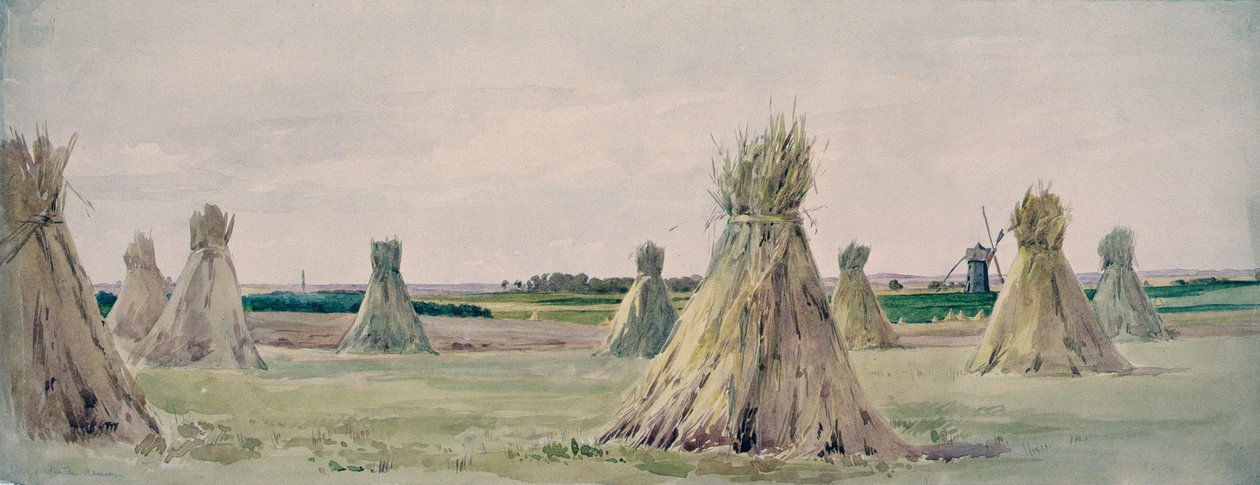 Schlachtfeld von Azincourt, 25. Oktober 1415 von John Absolon