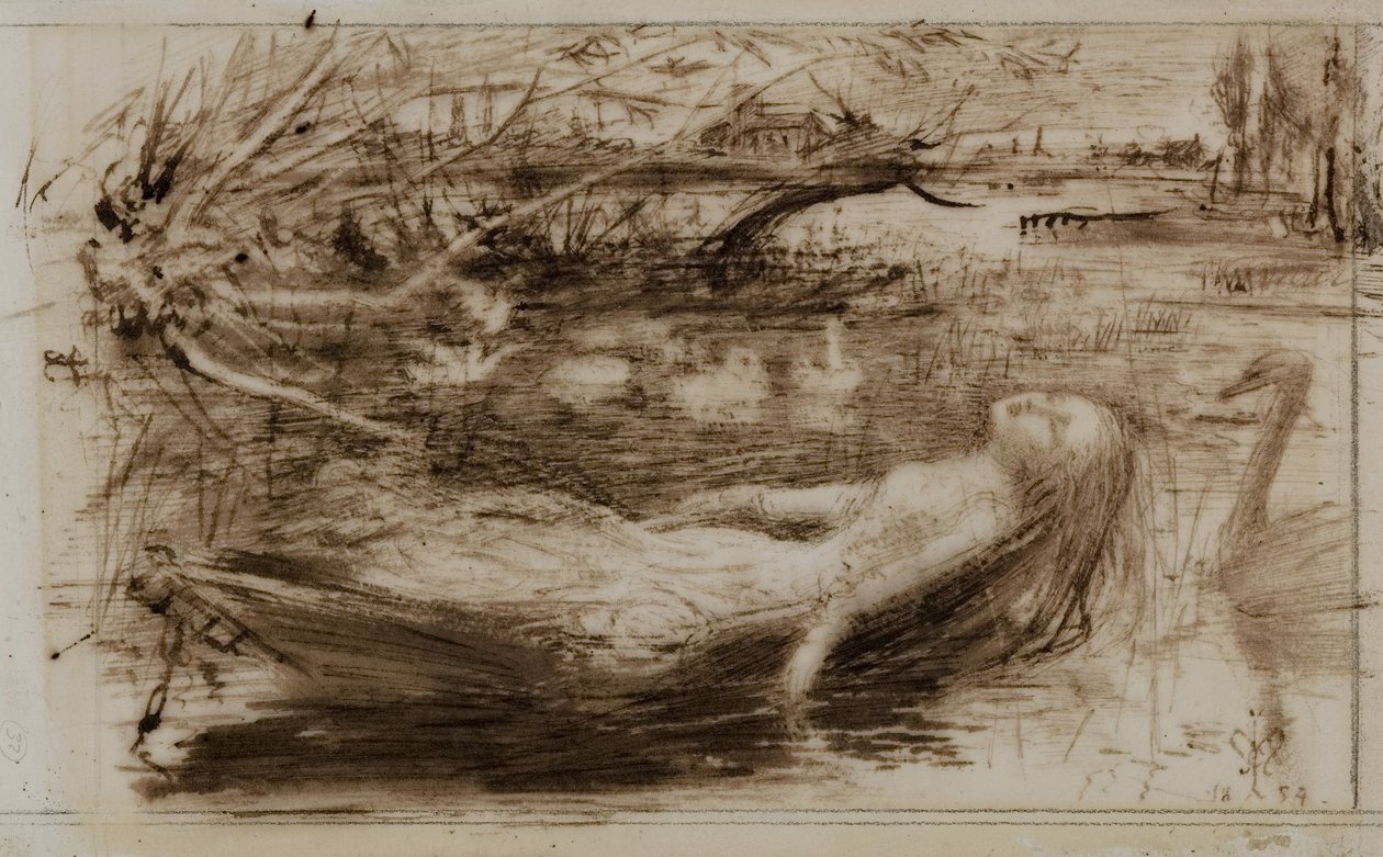 Die Dame von Shalott von John Everett Millais