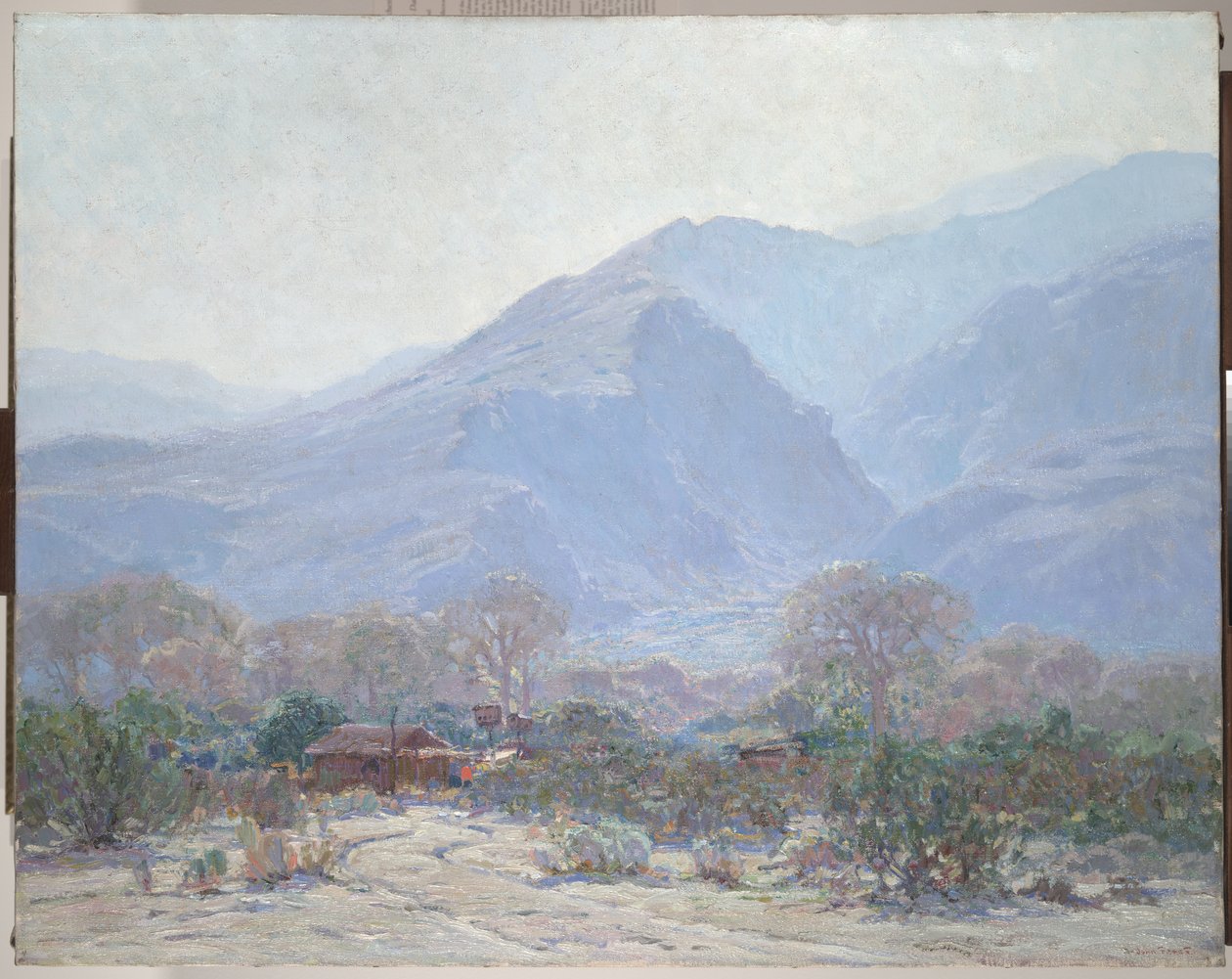 Palm Springs Landschaft mit Hütte, 1925 von John Orne Johnson Frost