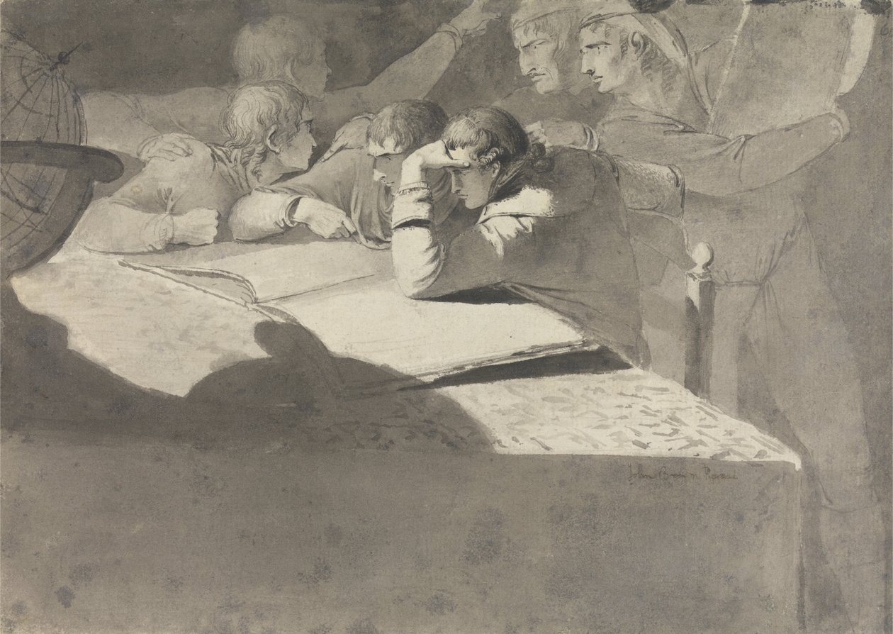 Die Geographen von John George Brown