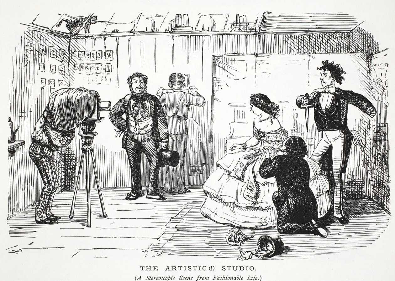 Das künstlerische (!) Studio von John Leech