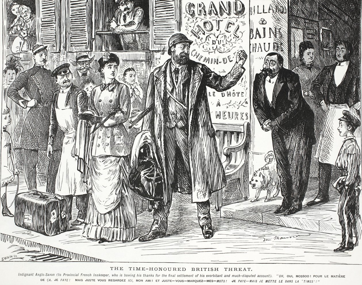 Die altbewährte britische Drohung von John Leech