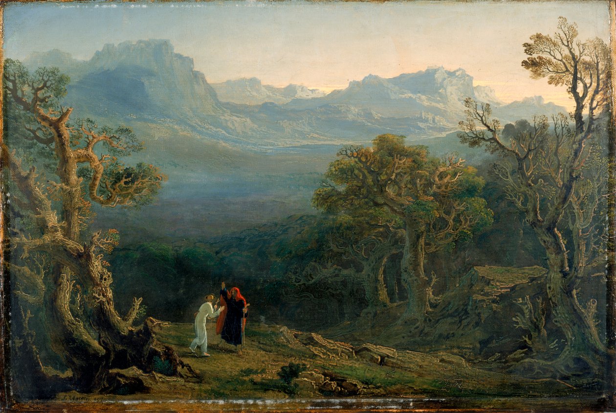 Edwin und Angelina, 1816 von John Martin