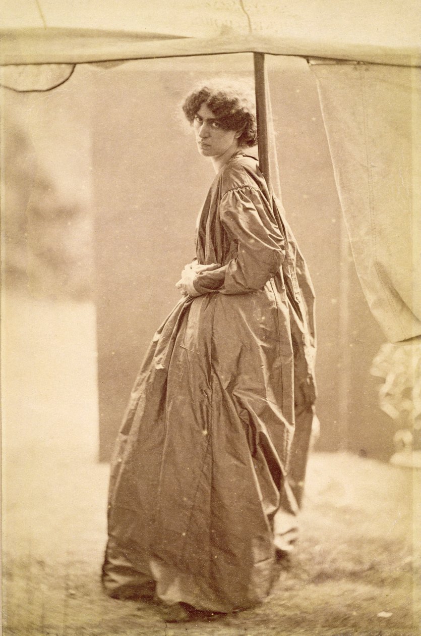 Porträt von Jane Morris (1839-1914) 1865 von John R. Parsons
