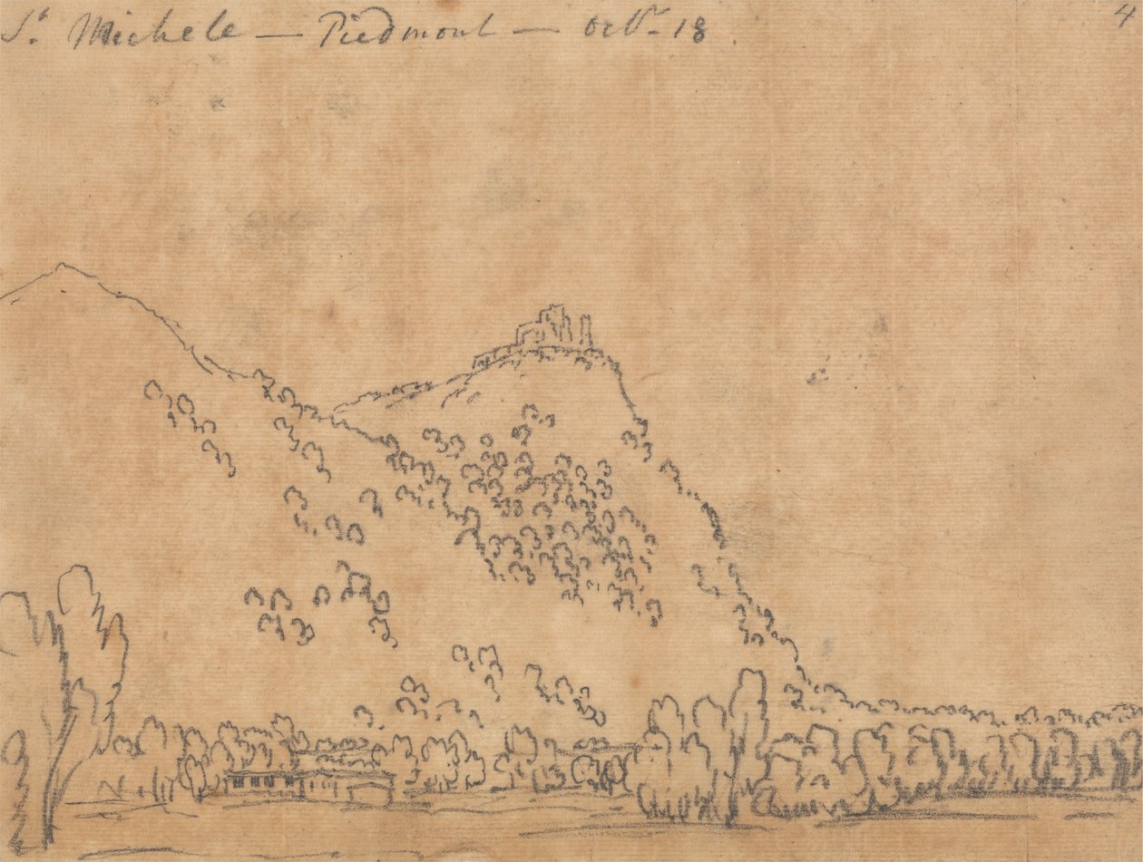Sankt Michele, Piemont, 18. Oktober von John Robert Cozens