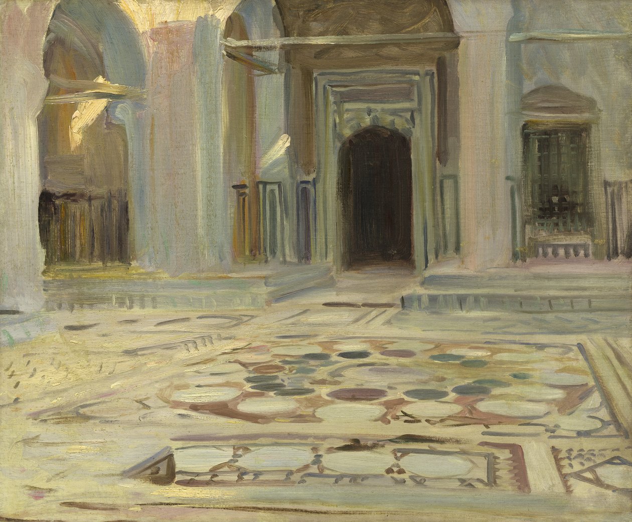Pflaster, Kairo, 1891 von John Singer Sargent