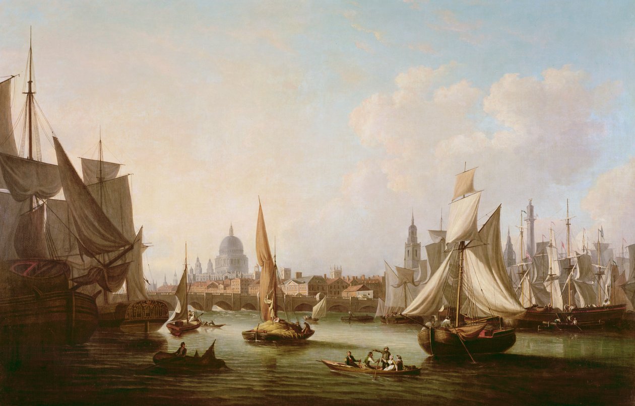 Blick auf die Themse von John Thomas Serres