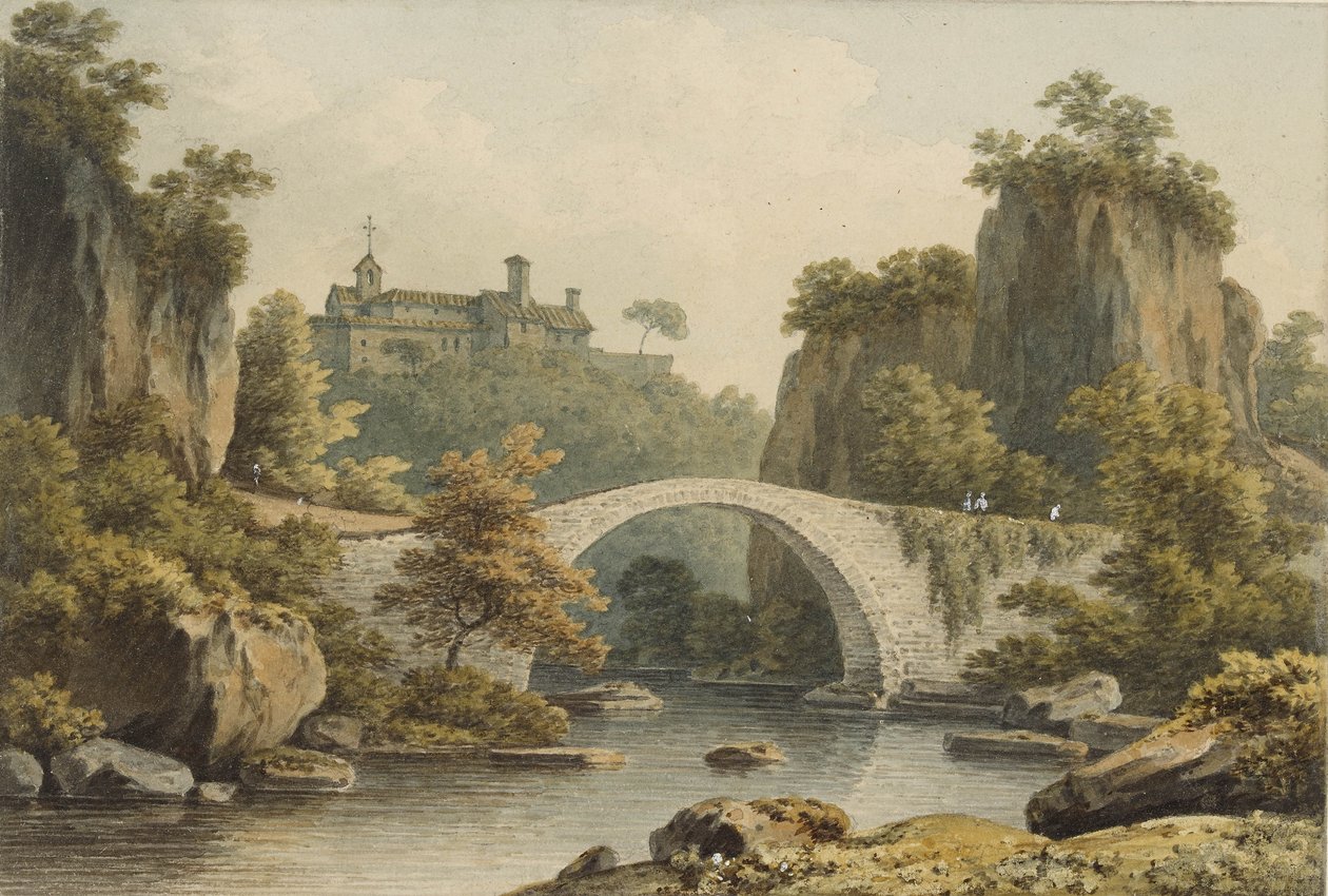 Ein Blick auf Civita Castellana von John Warwick Smith