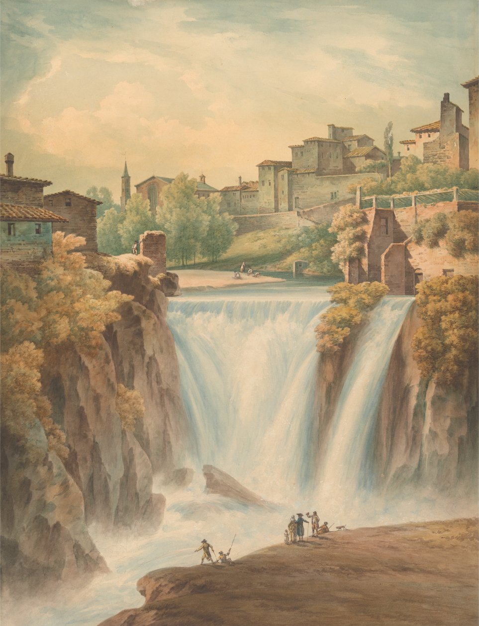 Wasserfälle von Tivoli von John Warwick Smith