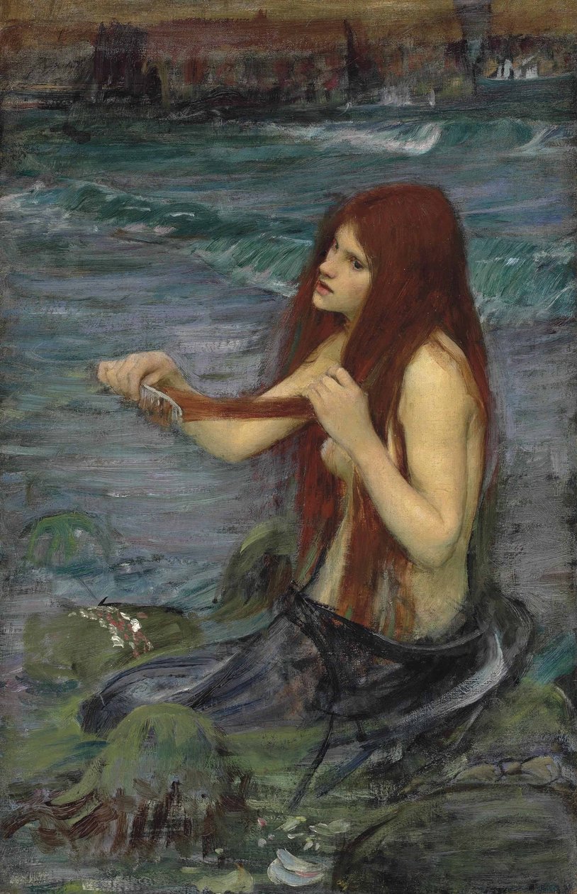 Eine Meerjungfrau von John William Waterhouse
