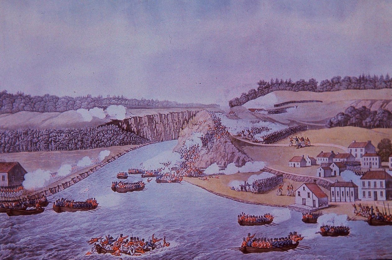 Schlacht von Queenston Heights von Walter Charles Mills