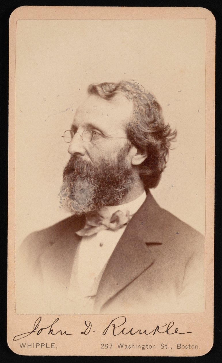 Porträt von John Daniel Runkle 1822-1902, zwischen 1865 und 1873 von John Adams Whipple