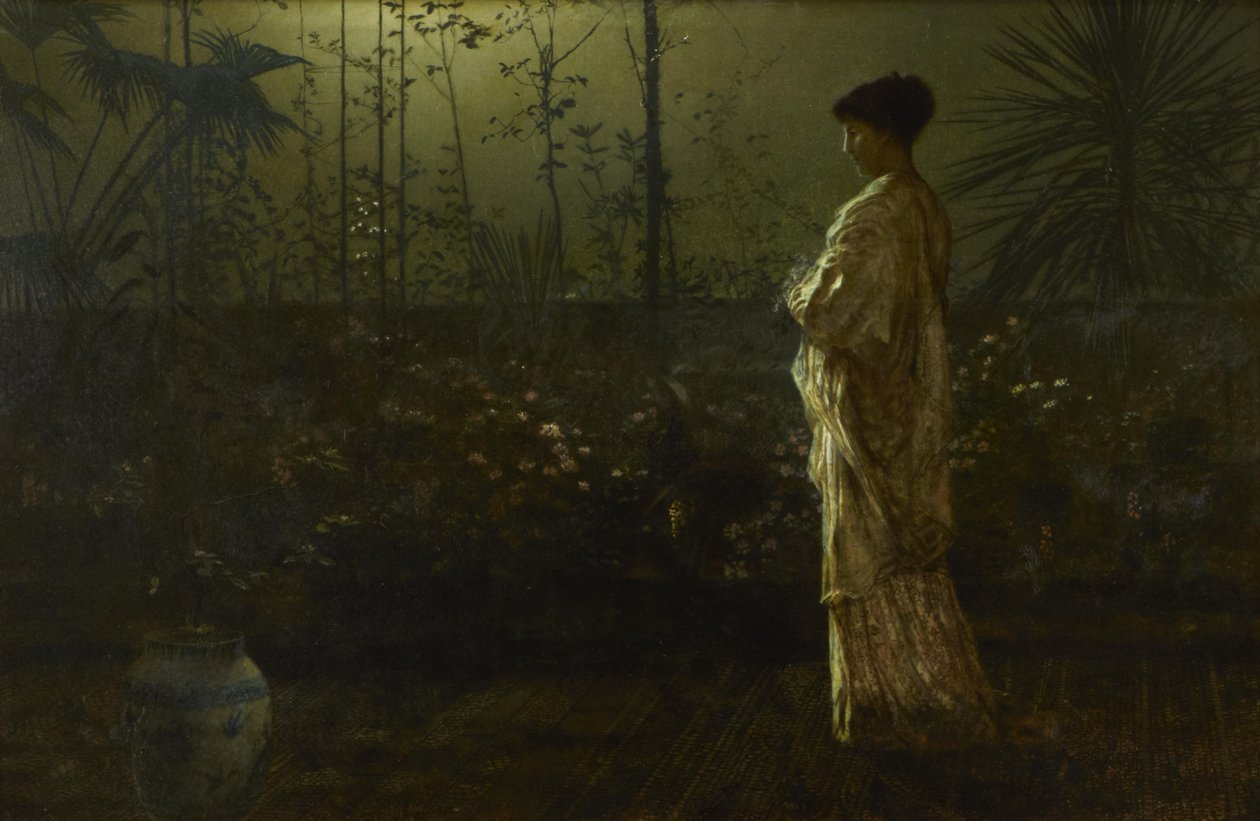 John Atkinson Grimshaw - Nachtwache von John Atkinson Grimshaw